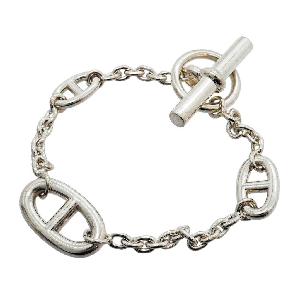 HERMES Silver Charm Bracelet